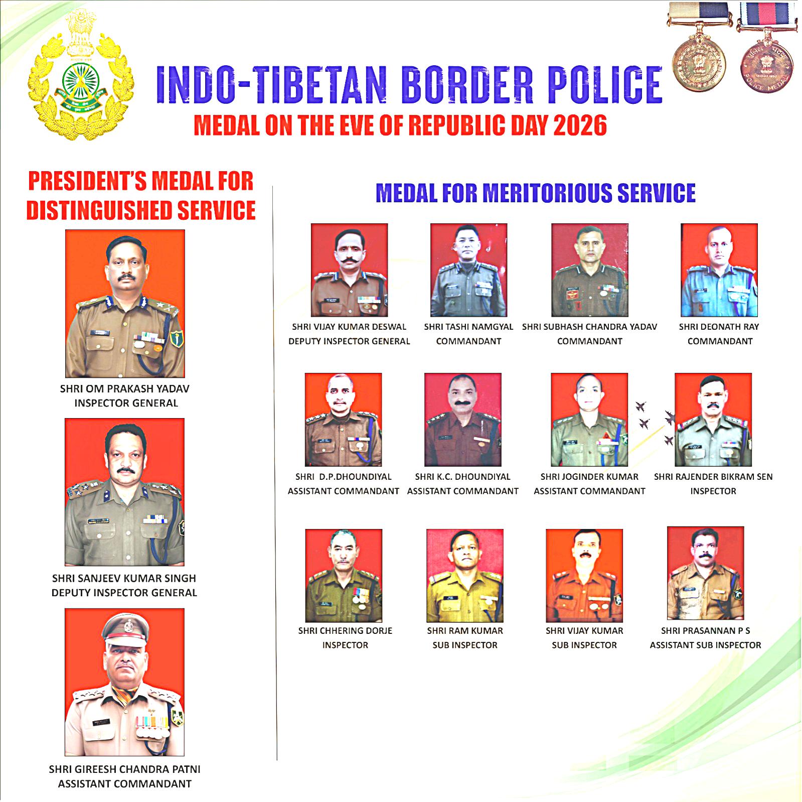 New Delhi/ 15 ITBP Officials&hellip;