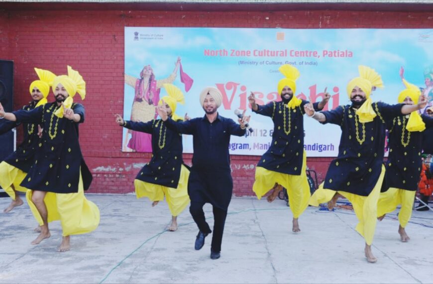 चंडीगढ़/ वैसाखी उत्सव-2026 के दौरान कलाग्राम में दिखी पंजाब के लोक संस्कृति की रंगीन छटा