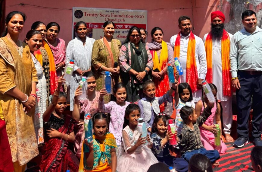 मोहाली/ ट्रिनिटी सेवा फाउंडेशन द्वारा लखनौर में विशेष सेवा कार्यक्रम आयोजित