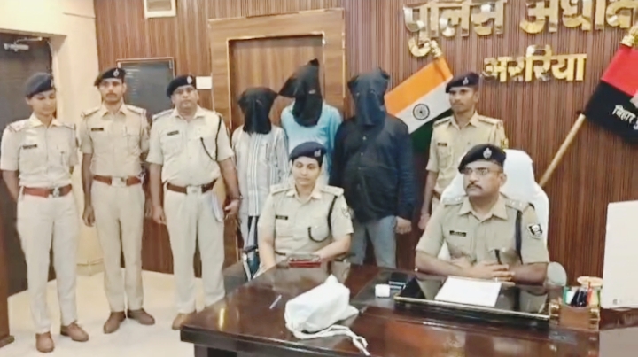 अररिया/ अररिया पुलिस ने म्युल अकाउंट के जरिए करोड़ों की ठगी का किया खुलासा : तीन आरोपी गिरफ्तार