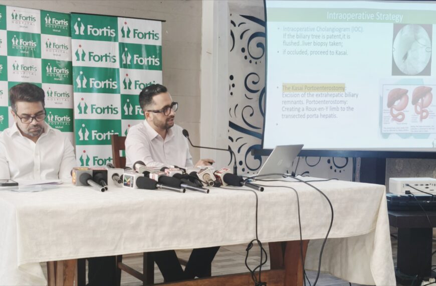 Chandigarh/ Fortis Mohali Performs Life-Saving Interventions on Two Newborns with Rare Congenital Conditions