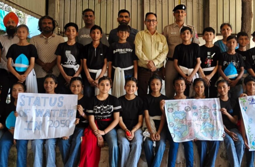 जल संसाधन दिवस पर विद्यार्थियों ने दिया जागरूकता का संदेश, नुक्कड़ नाटक से किया जनजागरण