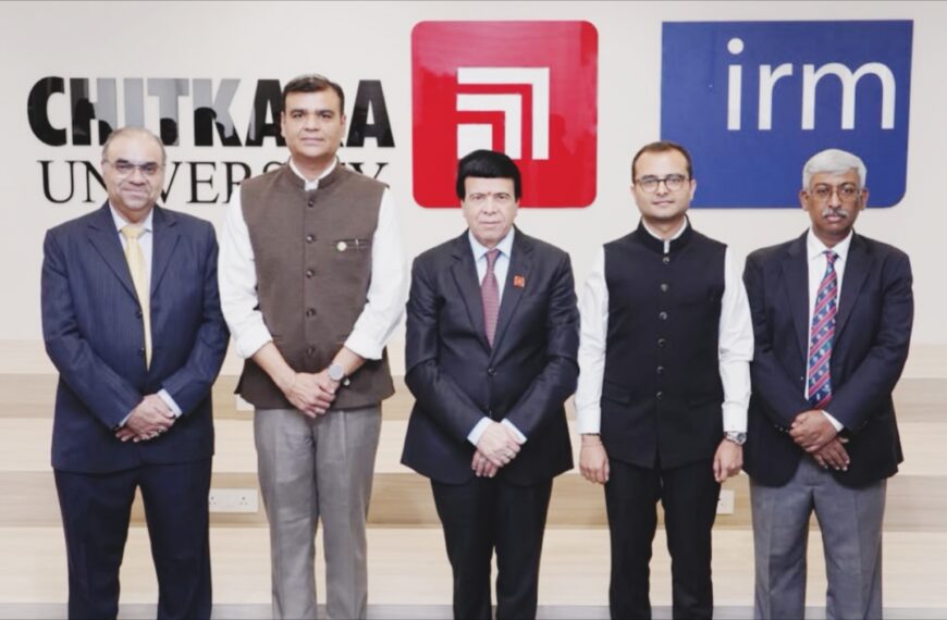 चंडीगढ़/ चितकारा यूनिवर्सिटी बना एंटरप्राइज रिस्क मैनेजमेंट शिक्षा&hellip;
