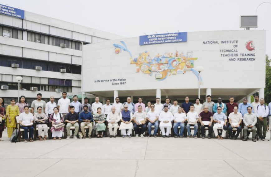Chandigarh/ NITTTR Conducts Five-Day Capacity Building Programme for Faculty of NIT Manipur : MoU Signed to Foster Academic Collaboration