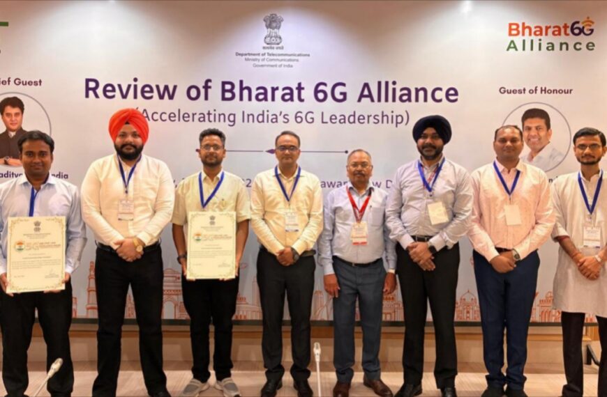नई दिल्ली/ दूरसंचार विभाग की 100 5G यूज़ केस लैब्स पहल में पंजाब के दो प्रमुख संस्थानों को उत्कृष्टता सम्मान