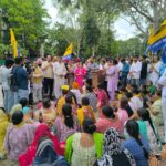 चंडीगढ़/ भाजपा के टेबल एजेंडा के घोटाले के विरोध में आम आदमी पार्टी चंडीगढ़ का गवर्नर हाउस पैदल मार्च