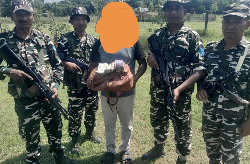 अररिया/ भारत-नेपाल सीमा पर 59 हजार भारतीय और 1.30 लाख नेपाली रुपये जब्त, एक गिरफ्तार