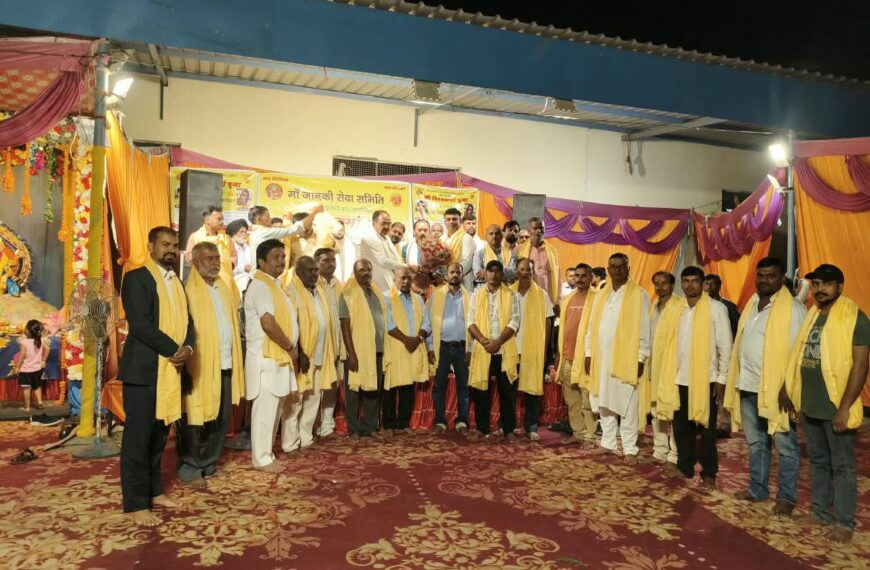 चंडीगढ़/ आस्था, संस्कृति और सामाजिक एकता के रंग में रंगा माँ जानकी सेवा समिति द्वारा आयोजित विश्वकर्मा पूजा समारोह