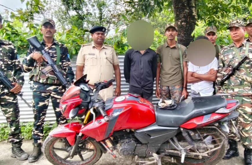 अररिया/ सीमा क्षेत्र में SSB-बिहार पुलिस की बड़ी कार्रवाई, 210 ग्राम ब्राउन शुगर के साथ दो गिरफ्तार