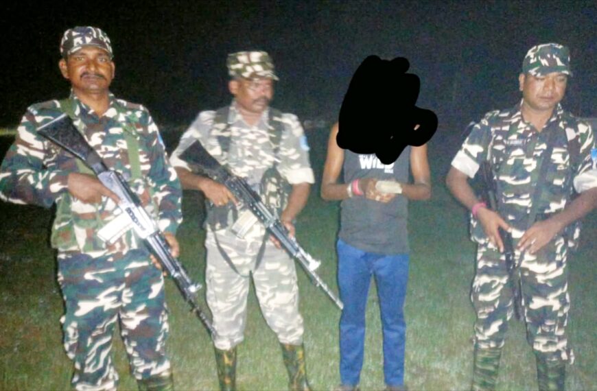 अररिया/ सीमा क्षेत्र में एसएसबी की कार्रवाई, नेपाली और भारतीय मुद्रा के साथ एक व्यक्ति गिरफ्तार