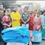 अररिया/ जोगबनी में छठ व्रतियों के बीच 350 साड़ियों का हुआ वितरण